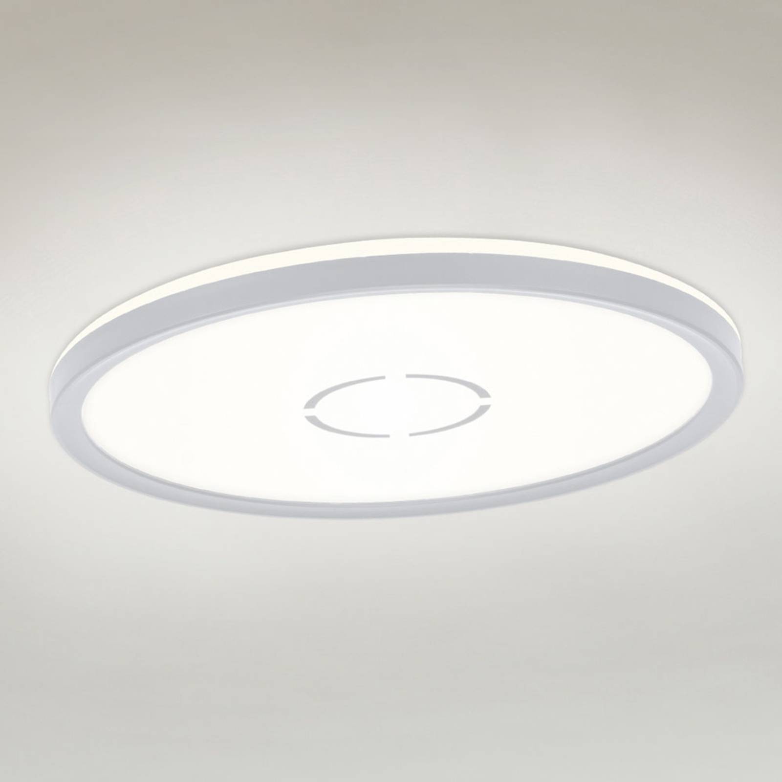 LED-Deckenleuchte Free, Ø 29 cm, silber von Briloner