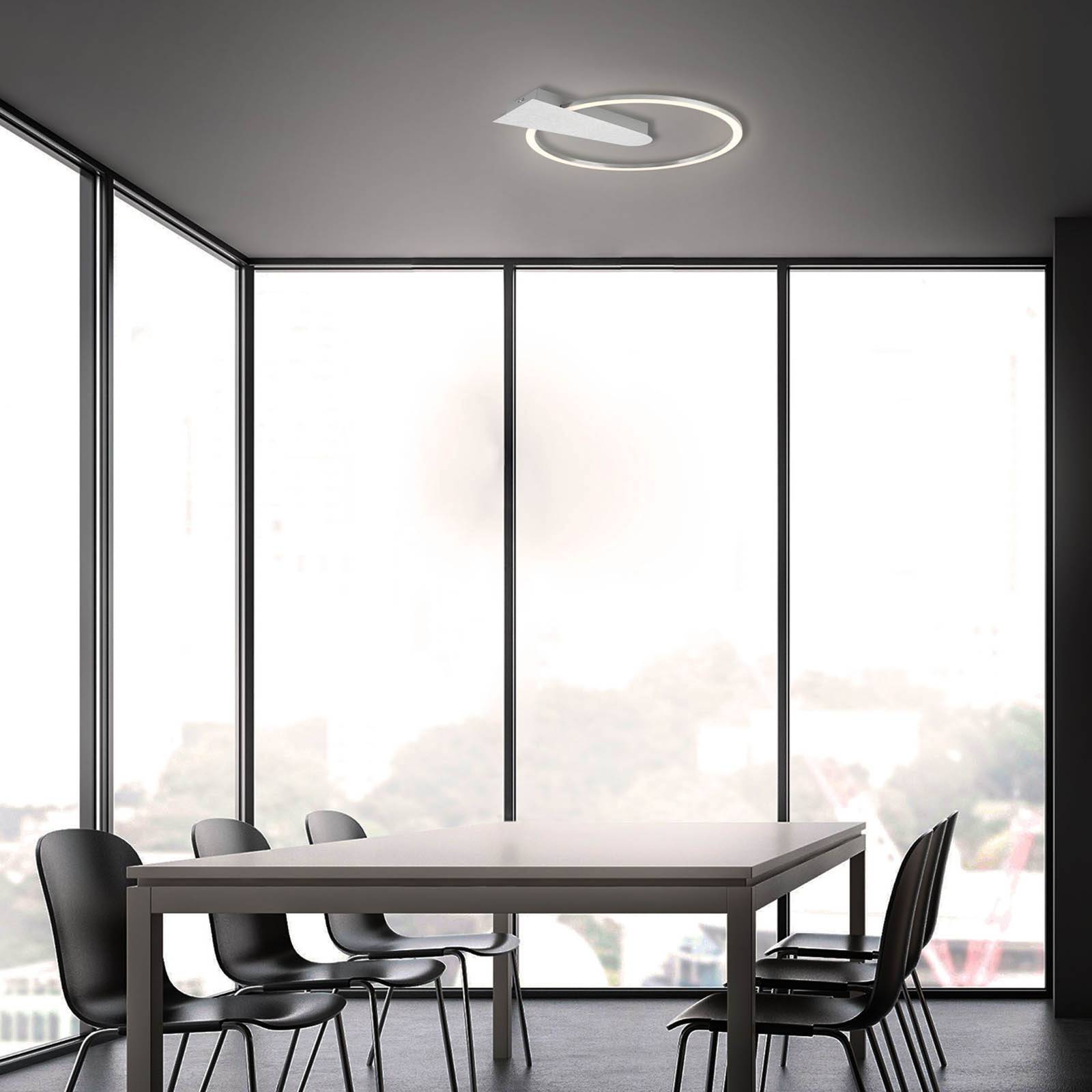 LED-Deckenleuchte Nico, 3.000K, rund, chrom LED-Deckenleuchte Nico, 3.000K, rund, chrom von Briloner