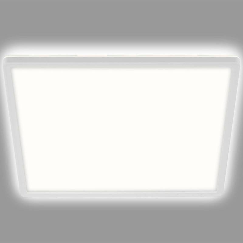 LED-Deckenleuchte Slim, eckig 29,3 x 29,3 cm von Briloner