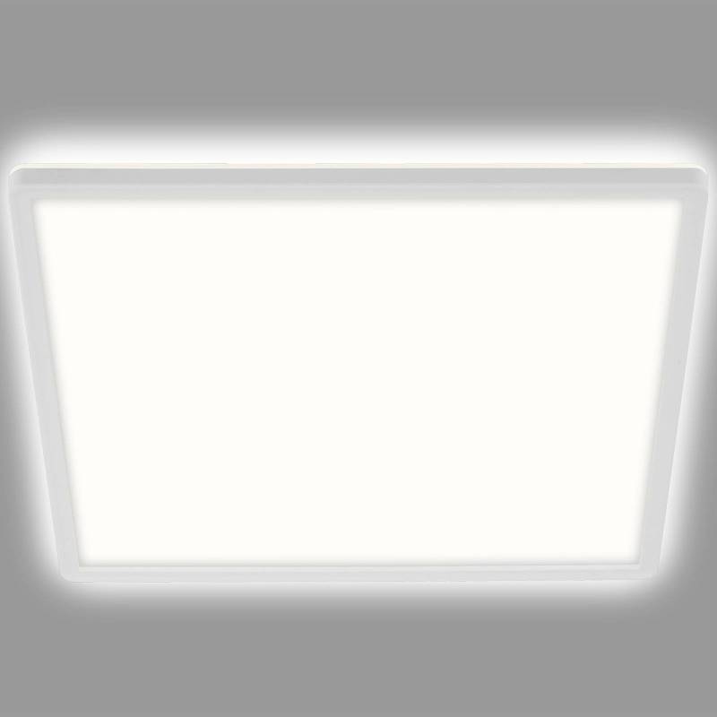 LED-Deckenleuchte Slim, eckig 29,3 x 29,3 cm von Briloner