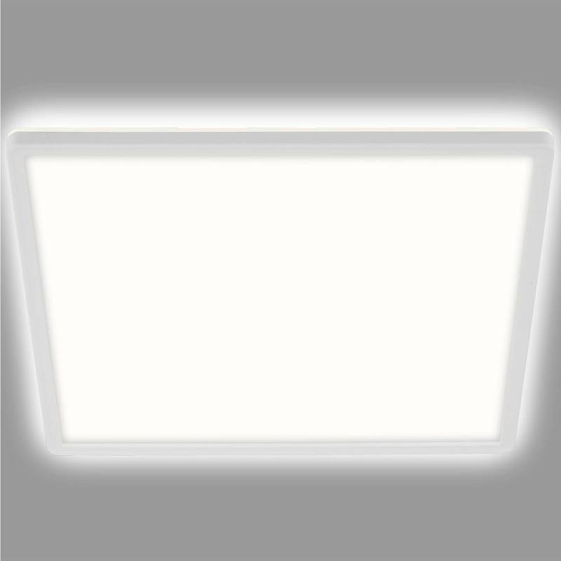 LED-Deckenleuchte Slim, eckig 42 x 42 cm von Briloner