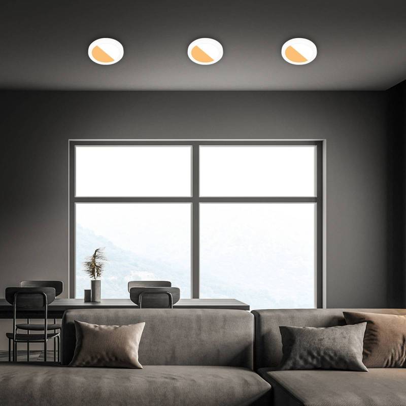 LED-Einbauleuchte 7609 3.000K/4.000K Ø 17 cm von Briloner