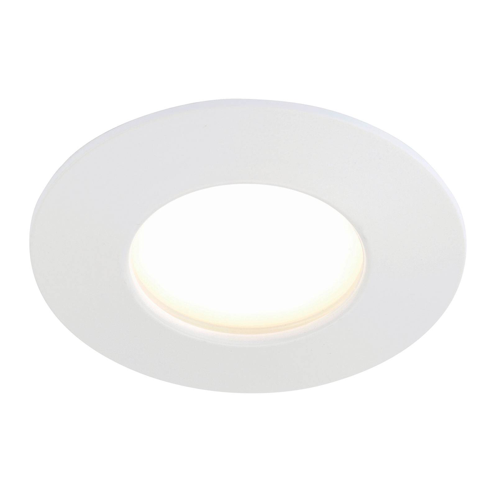 LED-Einbauleuchte Attach Dim, weiß, IP44 von Briloner