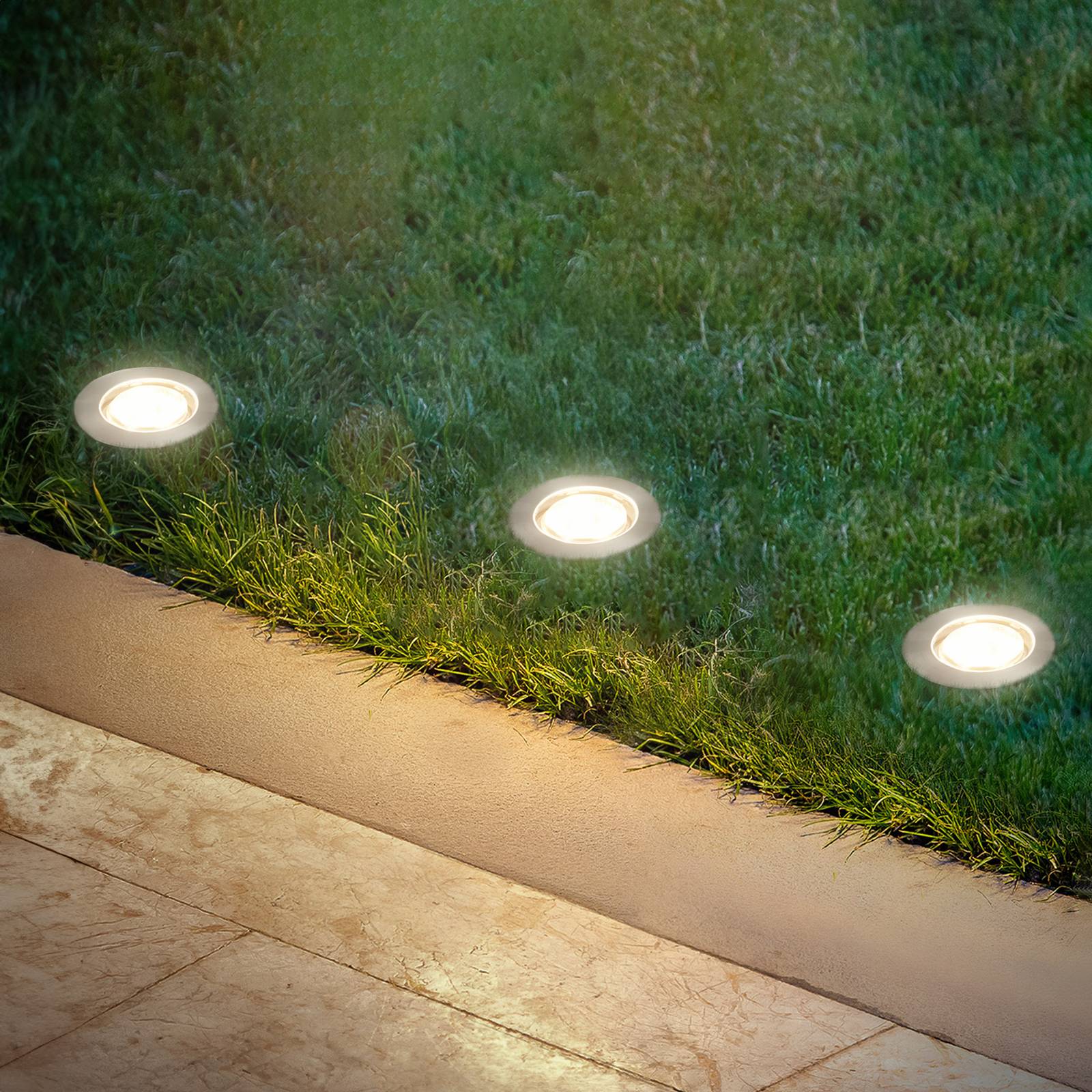 LED-Einbauspot 3915032 IP67 12V 3x-Ergänzung 4,5cm Edelstahl LED-Einbauspot 3915032 IP67 12V 3x-Ergänzung 4,5cm Edelstahl von Briloner