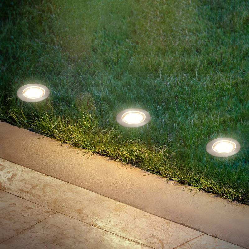 LED-Einbauspot 3915032 IP67 12V 3x-Ergänzung 4,5cm Edelstahl von Briloner