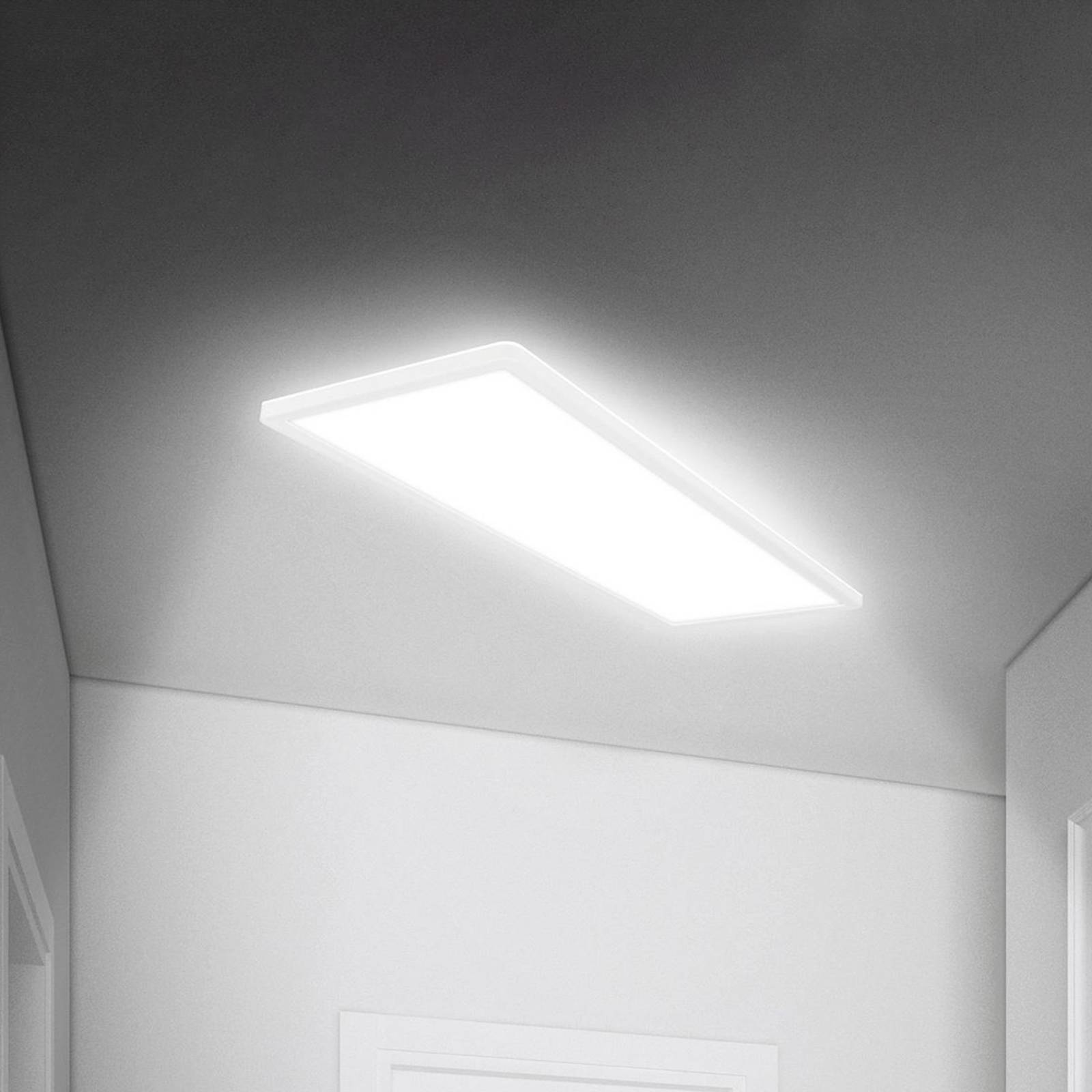 LED-Panel Move, Sensor, 58 x 20 cm, IP44, Kunststoff, weiß LED-Panel Move, Sensor, 58 x 20 cm, IP44, Kunststoff, weiß von Briloner