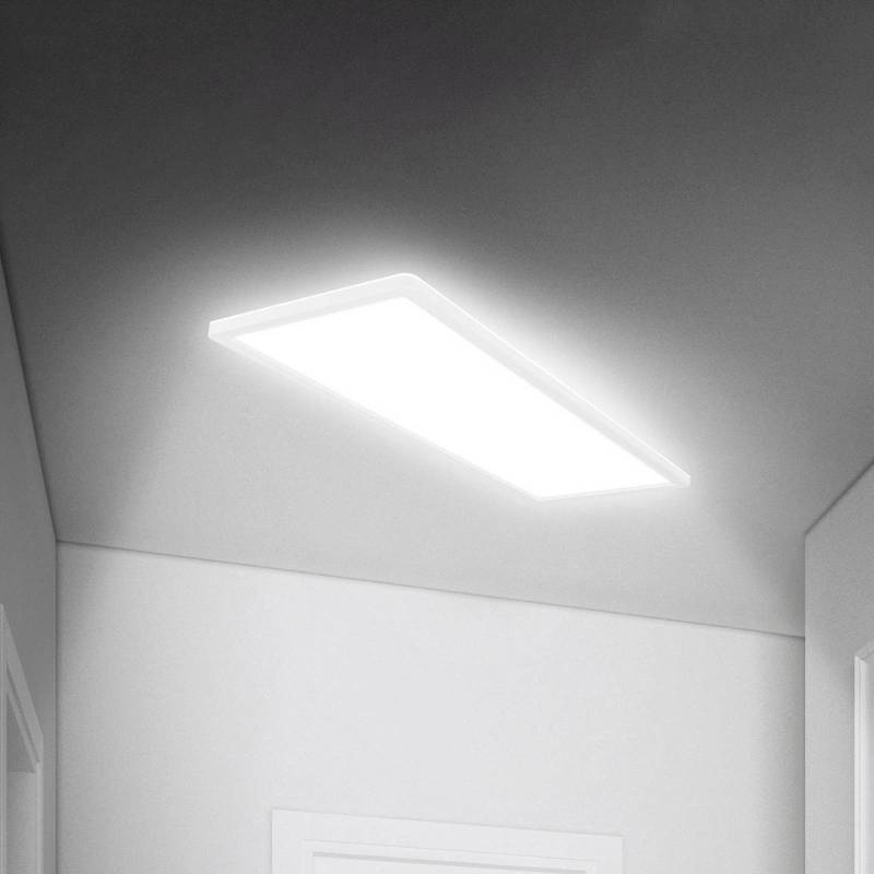 LED-Panel Move, Sensor, 58 x 20 cm, IP44, Kunststoff, weiß von Briloner