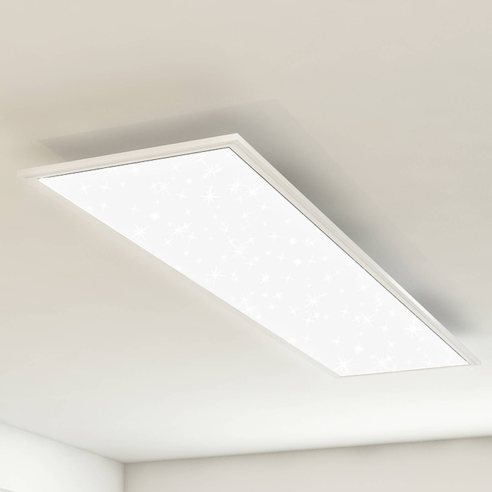 LED-Panel Pallas, weiß, dimmbar, CCT, 119,5x29,5cm von Briloner