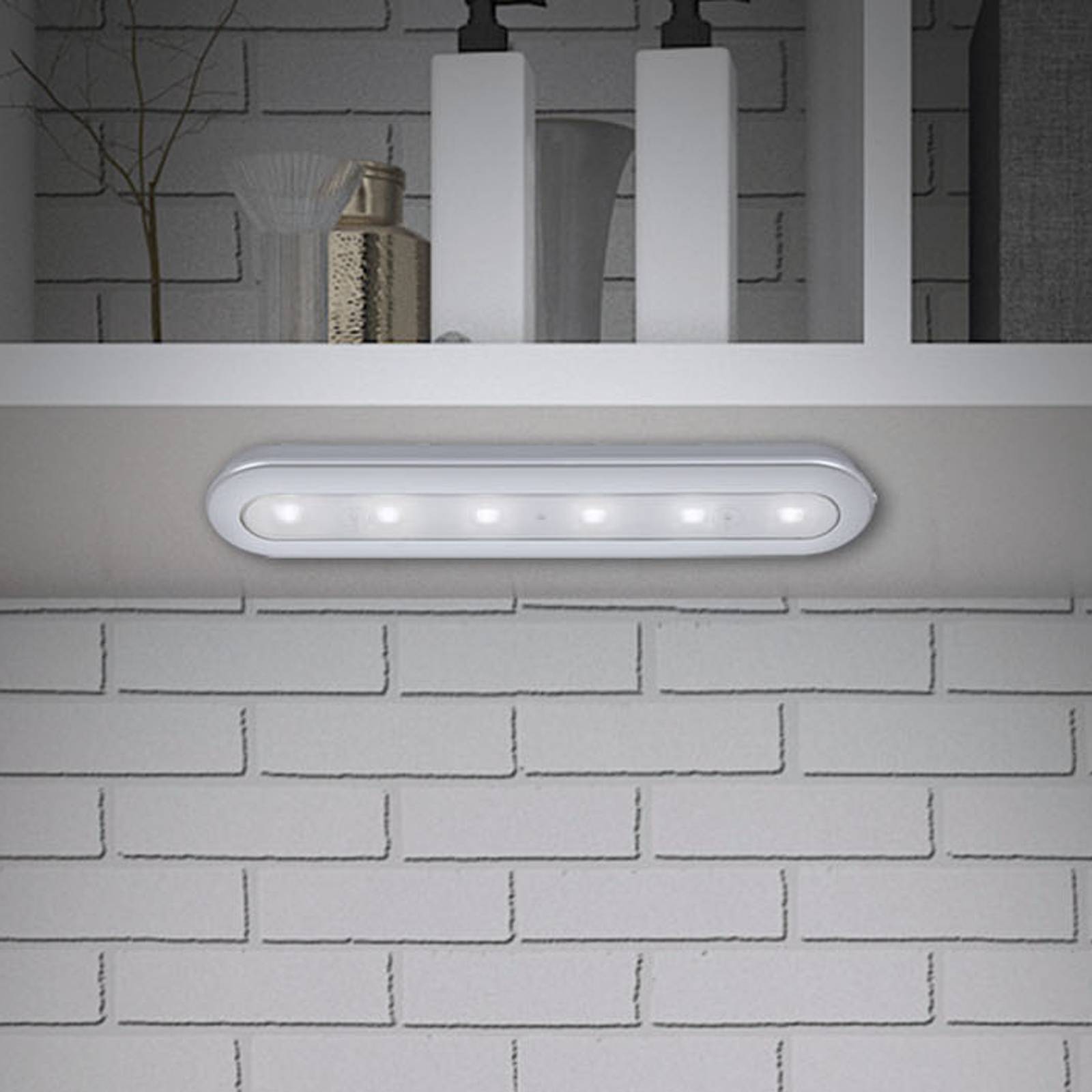 LED-Push-Light Row, Batteriebetrieb, 6.500K, 30 cm LED-Push-Light Row, Batteriebetrieb, 6.500K, 30 cm von Briloner