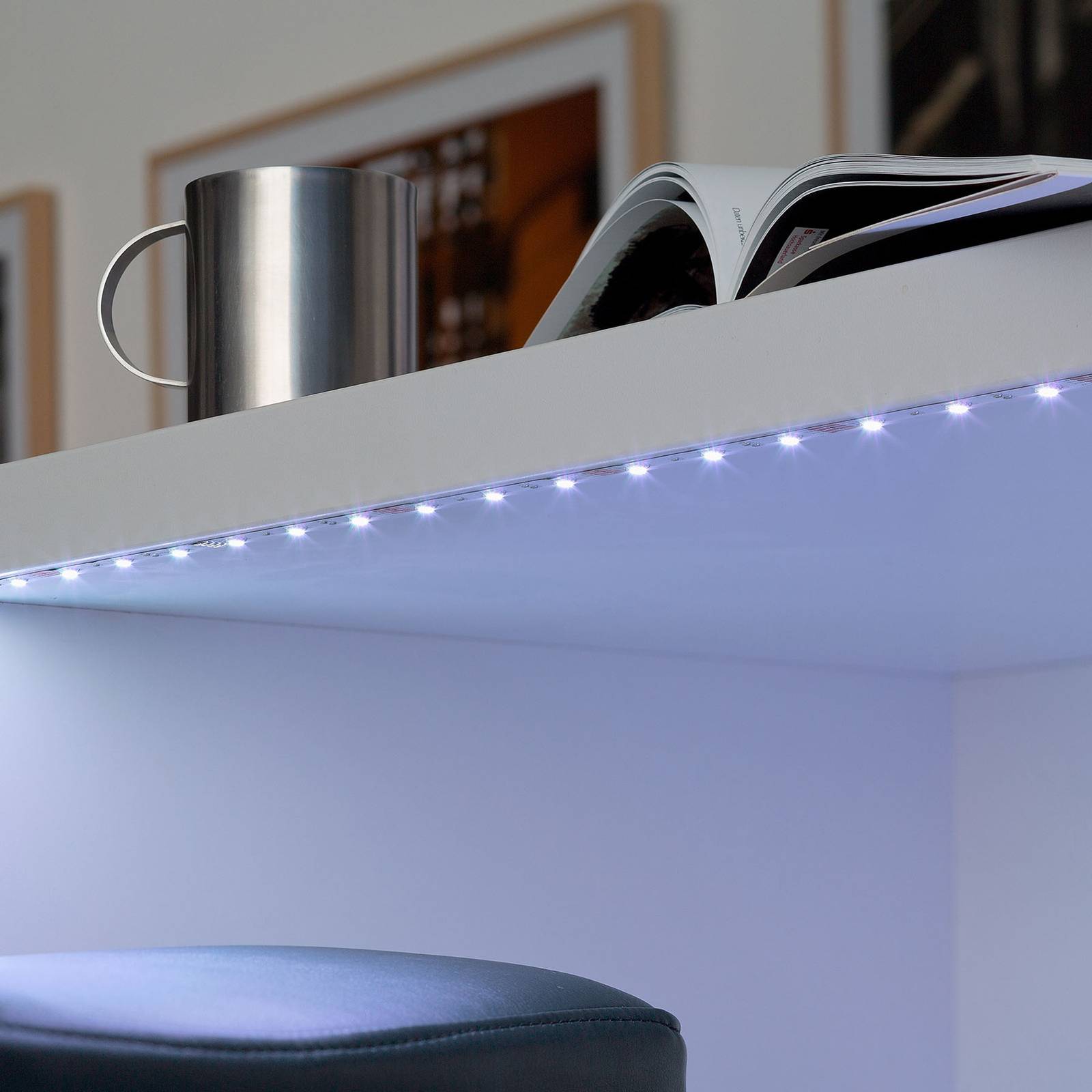 LED-RGB-Strip WiFi, 500cm, mit Fernbedienung von Briloner