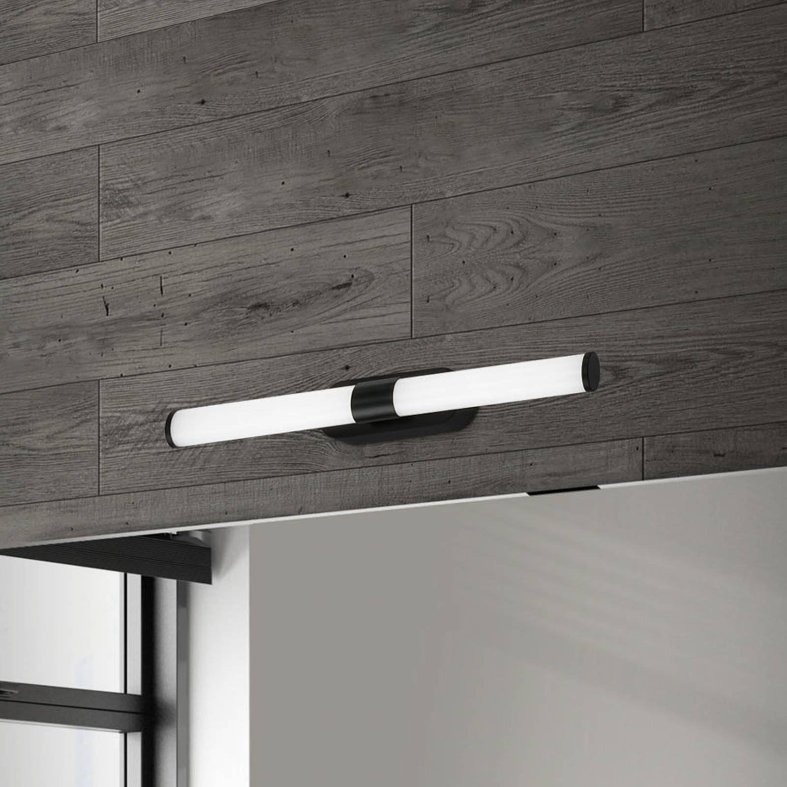 LED-Wandleuchte Runt IP44 direkt 4.000K schwarz LED-Wandleuchte Runt IP44 direkt 4.000K schwarz von Briloner