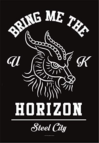 Heart Rock Bandiera Originale Bring ME The Horizon - Goat Tessuto, Multicolore, 110x75x0.1 cm Heart Rock Bandiera Originale Bring ME The Horizon - Goat Tessuto, Multicolore, 110x75x0.1 cm von Heart Rock