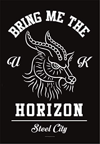 Heart Rock Bandiera Originale Bring ME The Horizon - Goat Tessuto, Multicolore, 110x75x0.1 cm von Bring Me The Horizon