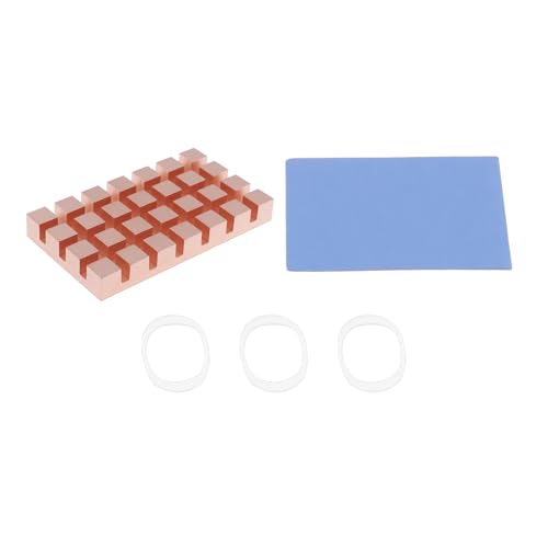 Briny River 32 X 18 X 4 Mm Kupferkühlkörper für M.2 2242 NVMe NGFF SSD Kompatibel mit Raspberry Pi 5 AI-Modul Briny River 32 X 18 X 4 Mm Kupferkühlkörper für M.2 2242 NVMe NGFF SSD Kompatibel mit Raspberry Pi 5 AI-Modul von Briny River