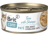 Brit Care Cat Sterilized. Tuna Paté with Shrimps 70g - (24 pk/ps) von Brit