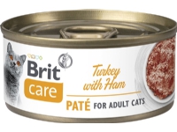 Brit Care Cat Turkey Paté with Ham 70g - (24 pk/ps) von Brit