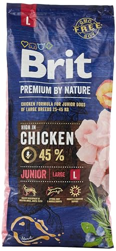 Brit Premium by Nature Junior L - Dry Dog Food - Chicken 15 kg von Brit