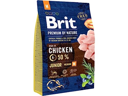 Brit Premium by Nature Junior M - Dry Dog Food - 15kg von Brit