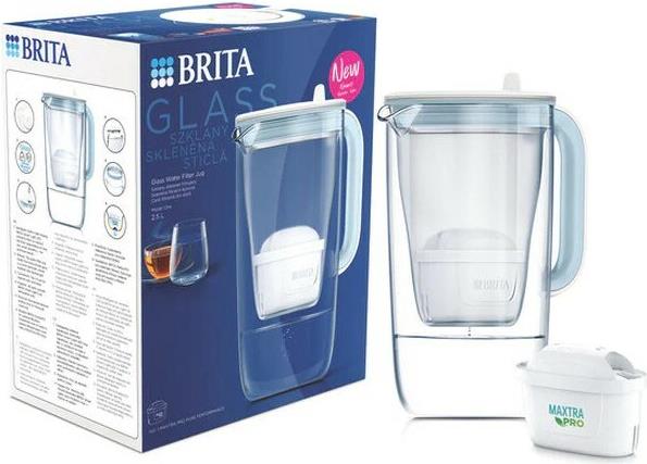 Brita 1050452 Wasserfilter Aufsatz-Wasserfilter 2,5 l Blau - Weiß (1050452) von Brita