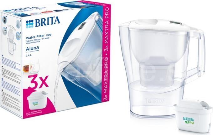 Brita 1052801 Wasserfilter Aufsatz-Wasserfilter 2,4 l Weiß (1052801) von Brita