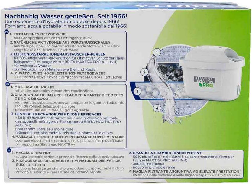Brita MAXTRA PRO Extra Kalkschutz, Pack 4 (122 188) von Brita