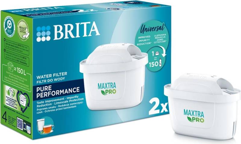 Brita Maxtra+ Pure Performance Wasserfilterkartusche 2 Stück(e) (1051753) von Brita