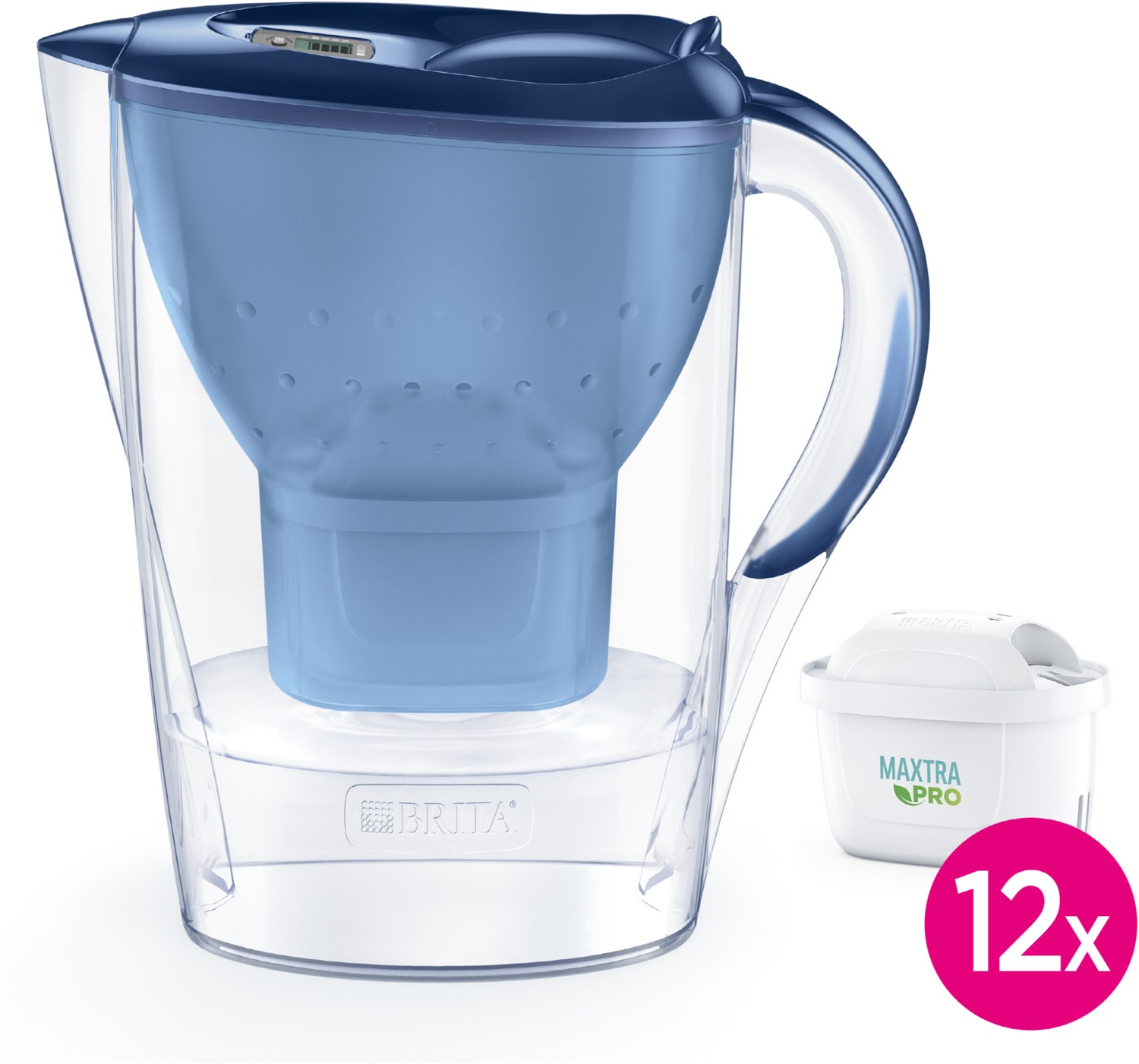 Jahrespaket Marella (inkl. 12 MX) Wasserfilter blau von Brita