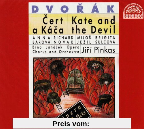 Dvorak: Kate and the Devil (Gesamtaufnahme) (tschech.) (Brünn 1979) von Brno Janacek Ch.& Or.