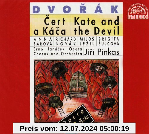 Dvorak: Kate and the Devil (Gesamtaufnahme) (tschech.) (Brünn 1979) von Brno Janacek Ch.& Or.