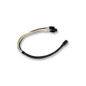 Broadcom LSI - SATA- / SAS-Kabel - mit Sidebands - SAS 12Gbit/s - 4-Lane - 4x Mini SAS HD (SFF-8643) bis SATA - 50 cm (L5-00219-00) von Broadcom