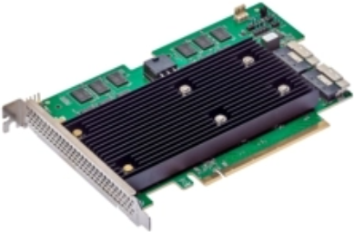 Broadcom MegaRAID 9670W-16i - Speichercontroller (RAID) - 16 Sender/Kanal - SATA 6Gb/s / SAS 24Gb/s / PCIe 4.0 (NVMe) - RAID 0, 1, 5, 6, 10, 50, 60 - PCIe 4.0 x16 von Broadcom