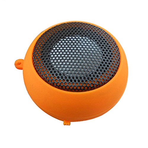 Tragbarer Mini-Lautsprecher Hamburger, für iPod, iPad, Laptop, iPhone, Tablet PC Orange von Broadfashion