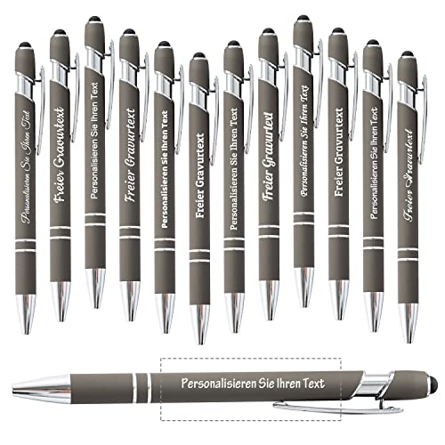 Brocade Creek 96 Individuell gestaltete Premium-Presskugelschreiber mit Firmenname, schwarze Tinte, offenes Geschäft mit personalisiertem Firmennamen, personalisiert mit Ihrem individuellen Text von Brocade Creek