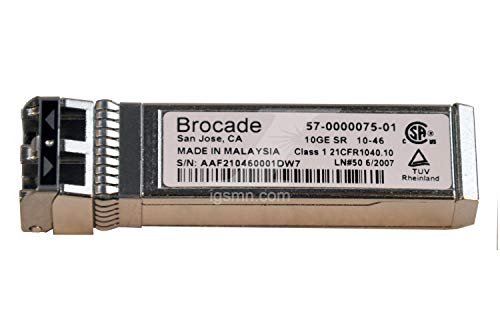 57-0000075-01 - Brocade TRANSCEIVER Module SFP+ 10GB ETHERNET Short Range von Brocade