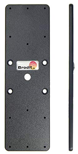 Brodit 215436 Montageplatte, Schwarz von Brodit
