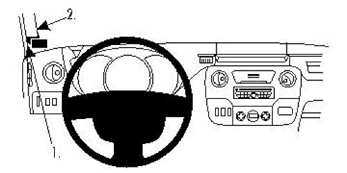 Brodit 804530 ProClip für Master/ Movano schwarz von Brodit