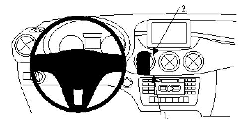 Brodit 854749 ProClip Halterung, schwarz von Brodit