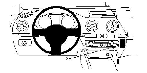 Brodit 854805 ProClip Halterung von Brodit