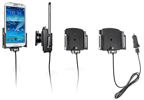 Brodit Gerätehalter 521629 | Made IN Sweden | mit Ladefunktion für Smartphones - universell einsetzbar, schwarz von Brodit