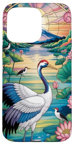 Japanische Vogelberge Fuji Ästhetische Kraniche Anime Japan Hülle für iPhone 15 Pro Max Japanische Vogelberge Fuji Ästhetische Kraniche Anime Japan Hülle für iPhone 15 Pro Max von Broke Artist
