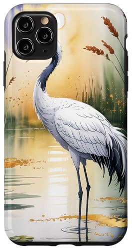 Japanische Vogelkunst Ästhetische Kraniche Anime Japan Kawaii Hülle für iPhone 11 Pro Max Japanische Vogelkunst Ästhetische Kraniche Anime Japan Kawaii Hülle für iPhone 11 Pro Max von Broke Artist