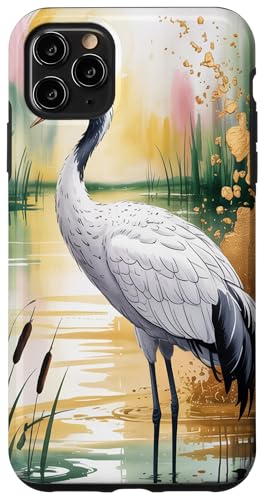 Japanische Vogelkunst Ästhetische Kraniche Anime Japan Kawaii Hülle für iPhone 11 Pro Max Japanische Vogelkunst Ästhetische Kraniche Anime Japan Kawaii Hülle für iPhone 11 Pro Max von Broke Artist