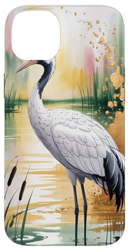 Japanische Vogelkunst Ästhetische Kraniche Anime Japan Kawaii Hülle für iPhone 14 Plus Japanische Vogelkunst Ästhetische Kraniche Anime Japan Kawaii Hülle für iPhone 14 Plus von Broke Artist