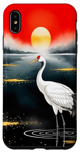 Japanische Vogelkunst Ästhetische Kraniche Anime Japan Kawaii Hülle für iPhone XS Max Japanische Vogelkunst Ästhetische Kraniche Anime Japan Kawaii Hülle für iPhone XS Max von Broke Artist