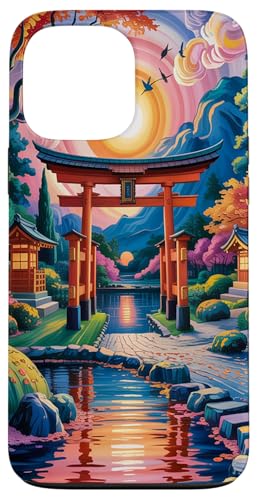 Japanische ästhetische Kunst Anime Japan Kawaii Sonne Hülle für iPhone 13 Pro Max Japanische ästhetische Kunst Anime Japan Kawaii Sonne Hülle für iPhone 13 Pro Max von Broke Artist