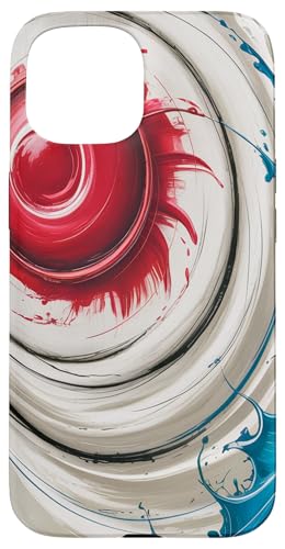 Japanische ästhetische Kunst Anime Japan Kawaii Sonne Hülle für iPhone 15 von Broke Artist