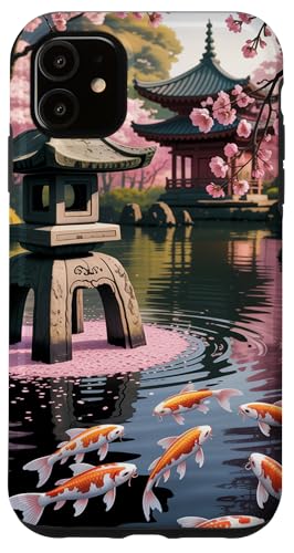 Japanische rosa Kirschblüte Sakura Blume Anime Japan Hülle für iPhone 11 Japanische rosa Kirschblüte Sakura Blume Anime Japan Hülle für iPhone 11 von Broke Artist
