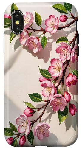 Japanische rosa Kirschblüte Sakura Blume Anime Japan Hülle für iPhone X/XS Japanische rosa Kirschblüte Sakura Blume Anime Japan Hülle für iPhone X/XS von Broke Artist