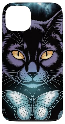 Schmetterling Katze ästhetisch Hülle für iPhone 13 Schmetterling Katze ästhetisch Hülle für iPhone 13 von Broke Artist