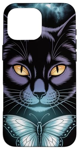 Schmetterling Katze ästhetisch Hülle für iPhone 16 Pro Max Schmetterling Katze ästhetisch Hülle für iPhone 16 Pro Max von Broke Artist